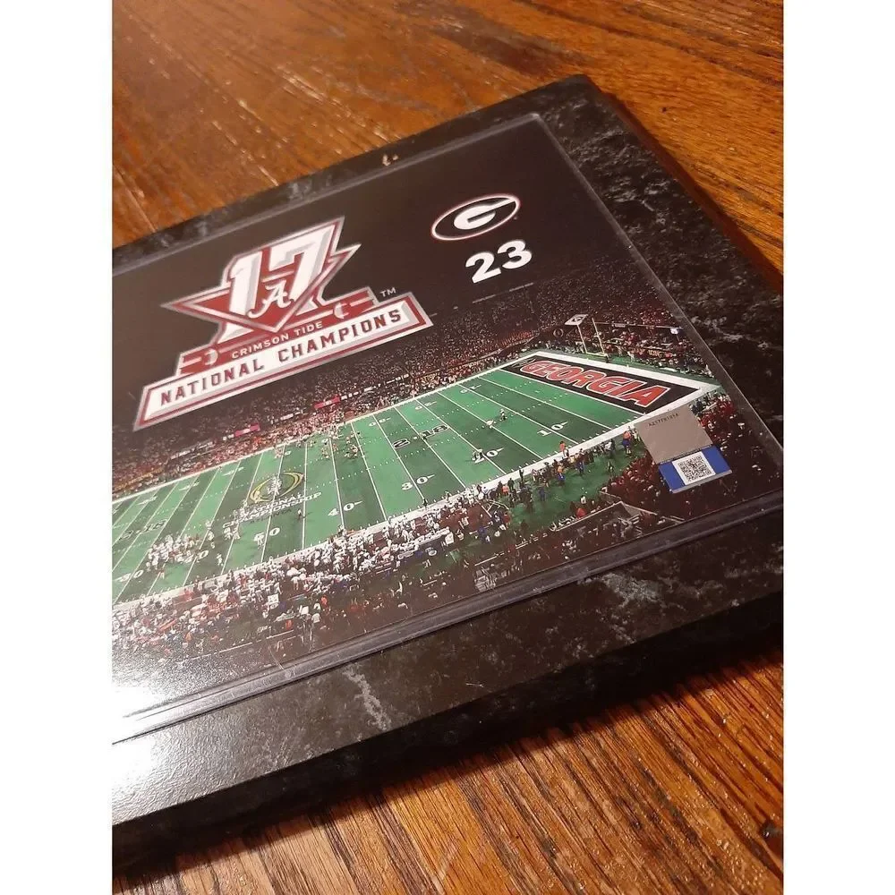 Alabama 26 Georgia 23 Commemorative Wall Hanging National Championship 2017/18